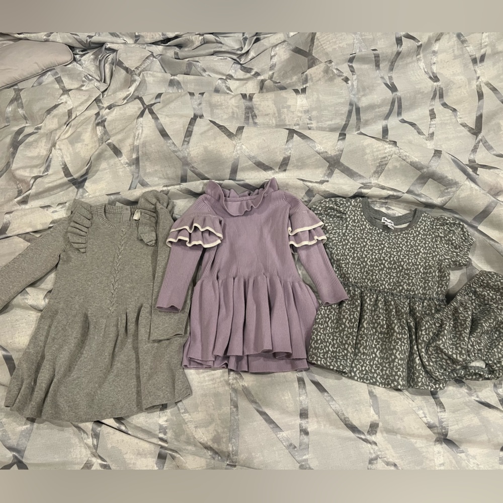 3 warm Dresses Great condition see tags for brands